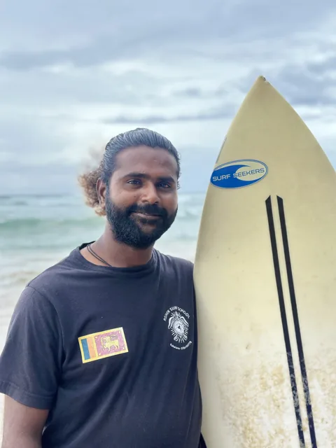 Sangeeth, Surf instructor