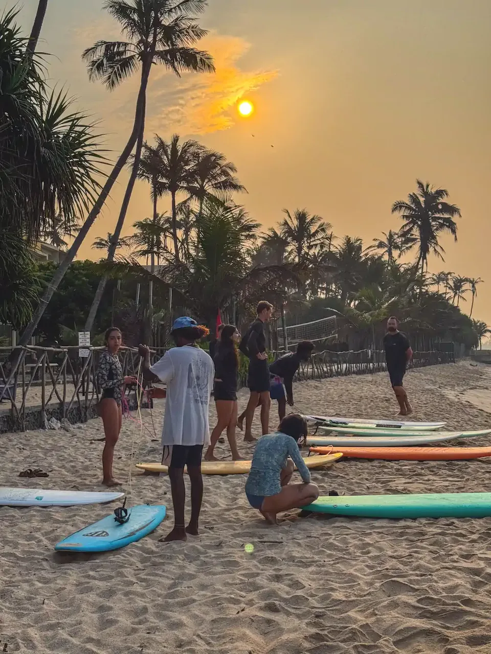 A slow afternoon beneath the palms on Kabalana Beach